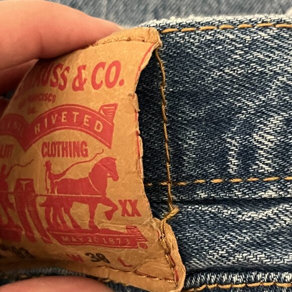 Levi's Mens 501 93 Jeans Size 38 Button Fly Egypt 90s Grunge Straight Normcore - Picture 11 of 11